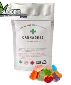 Pure THC Distillate Gummy Bears.
